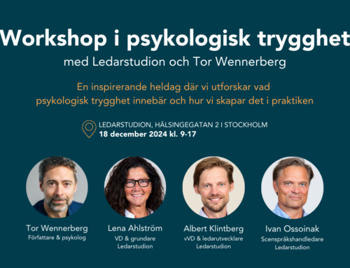 Workshop i Psykologisk trygghet